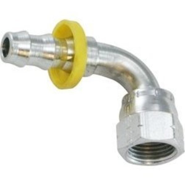 Swivel Elbow, Elbow, 12 Nominal, POHB x SAE 4537 deg Female JIC Flare, 150 psi, CA360 Brass, Zi, Midland Metal, Mfr#: 30484